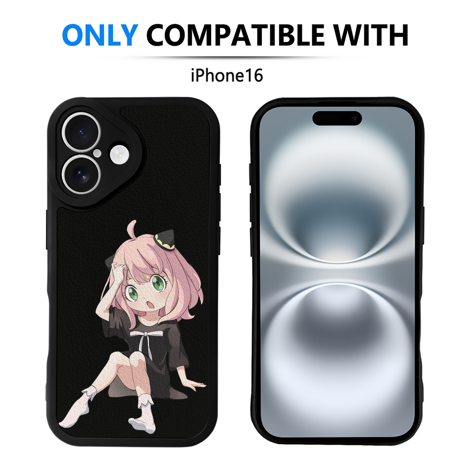 （画像用） SPY×FAMILY间谍家家酒 【iPhone 16シリーズ対応】シリコンスマホケース（レザー調） 材質：シリコン